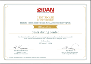 seals diving center award